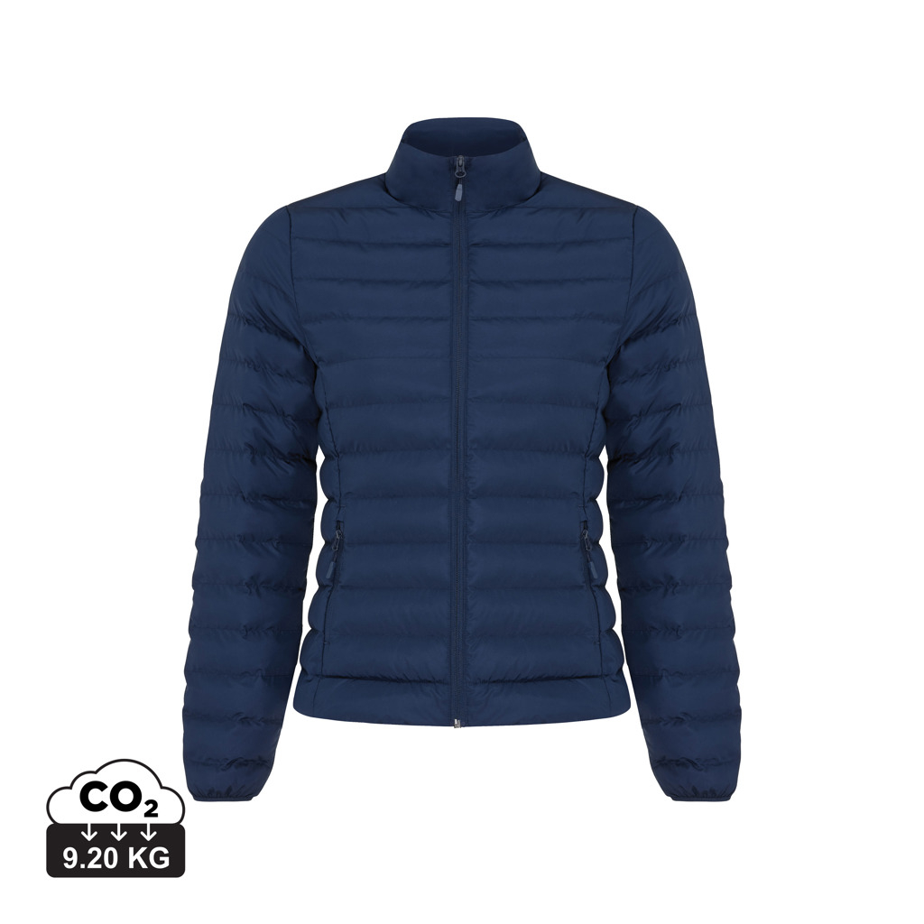 Doudoune femme à personnaliser recyclée IQONIQ Maiko Bleu marine